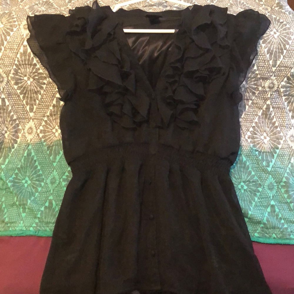 Ruffled blouse